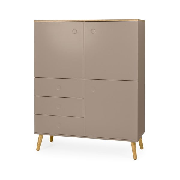 Hnedá komoda Tenzo Dot, 109 x 137 cm-image-2