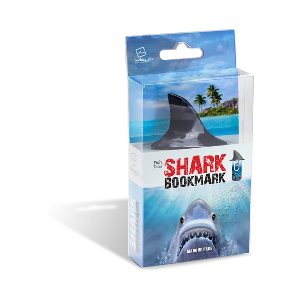 Záložka do knižky vo žraločie plutvy Thinking gifts Shark