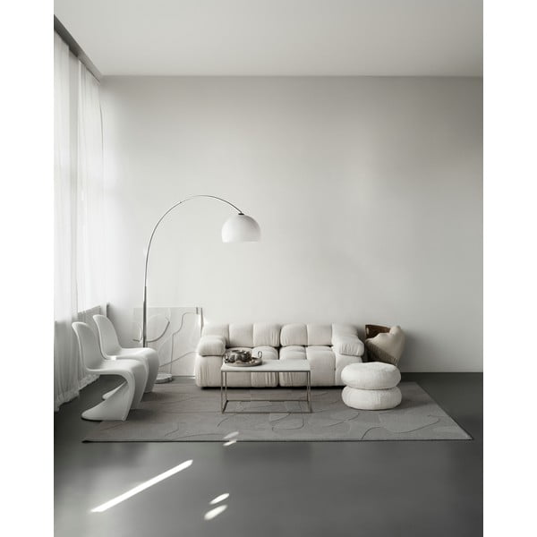 Sivý vlnený koberec 200x300 cm Morphic Botanica – Agnella-image-2