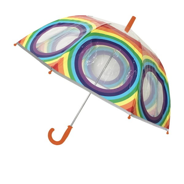 Transparentný dáždnik Rainbow All Around
