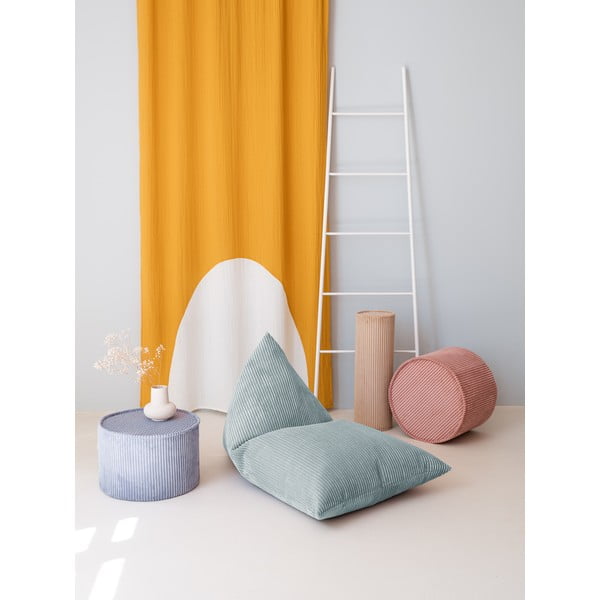 Menčestrový detský sedací vak v mentolovej farbe Big Lounger – Wigiwama-image-1