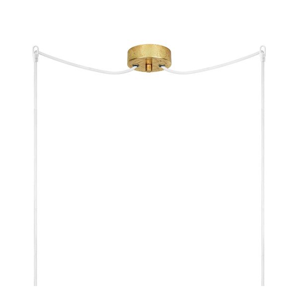Dvojité svietidlo Dosei Elementary, opal matte/gold/white/gold-image-1