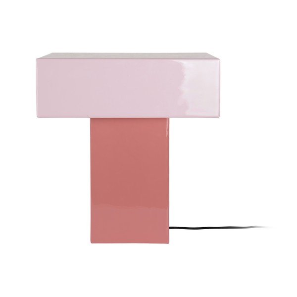 Ružová stolová lampa (výška  35 cm) Grato Recto – Leitmotiv