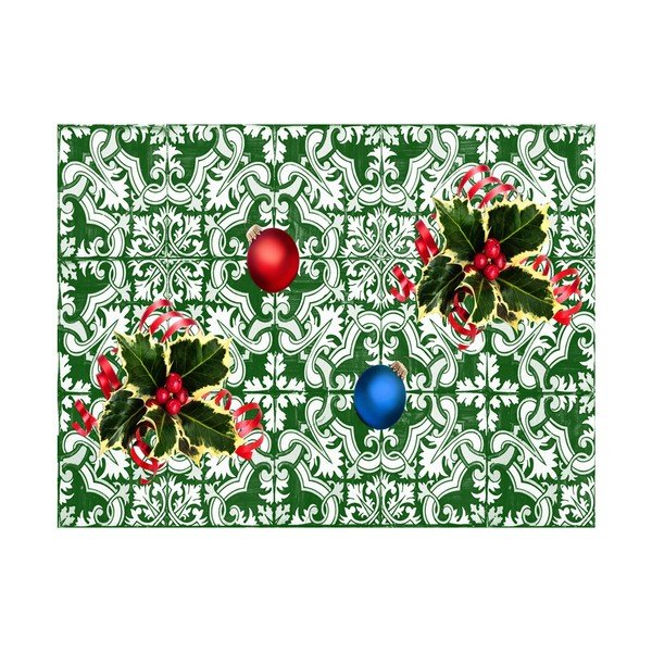 Sada 2 obdĺžnikových prestieraní Crido Consulting Festive Mosaic, 40 × 30 cm