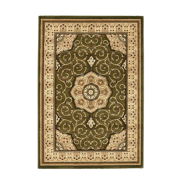 Zelený koberec Think Rugs Heritage, 120 × 170 cm