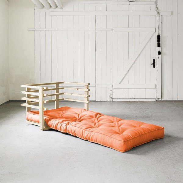 Rozkladacie kreslo Karup Funk Natural/Orange-image-1