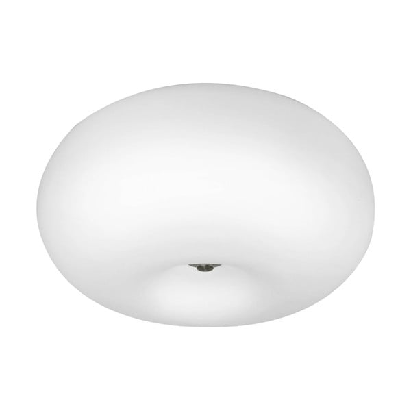 Biele stropné svietidlo so skleneným tienidlom OPTICA – EGLO