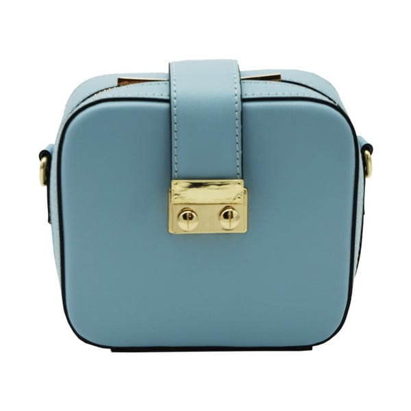 Modrá listová kabelka z pravej kože Andrea Cardone Pacco