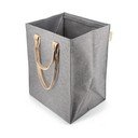 Sivý látkový kôš na bielizeň 53 l Laundry Hub Tweed – Rolser