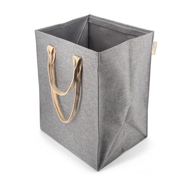 Sivý látkový kôš na bielizeň 53 l Laundry Hub Tweed – Rolser