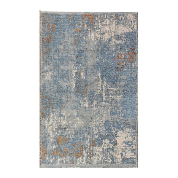 Hnedo-modrý obojstranný koberec Homemania Halimod, 77 x 150 cm