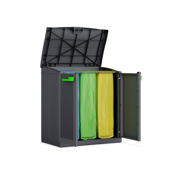 Dielenský recyklačný kôš Compact Store – Keter-image-1