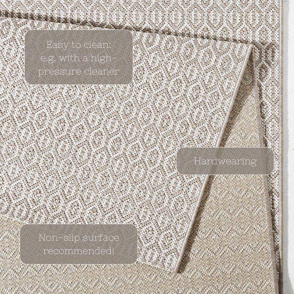 Sivý vonkajší koberec NORTHRUGS Coin, 160 x 230 cm-image-4