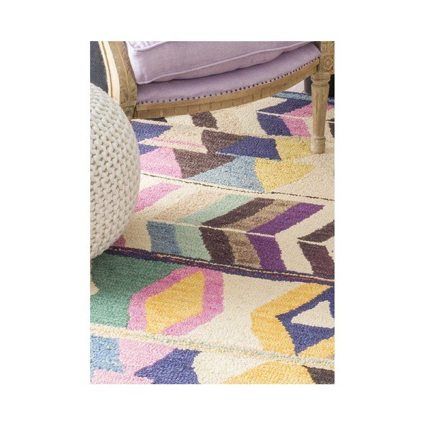 Vlnený koberec Aztec Multi, 152x244 cm-image-2