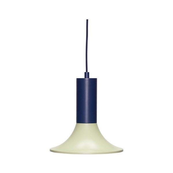 Svetlozelené/tmavomodré kovové závesné svietidlo so stmievačom ø 25 cm Luminary – Hübsch