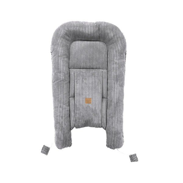 Sivé hniezdočko pre bábätko 55x83 cm – Meowbaby-image-3