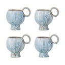 Svetlomodré šálky v súprave 4 ks na cappuccino z kameniny 250 ml Avonlea – Bloomingville