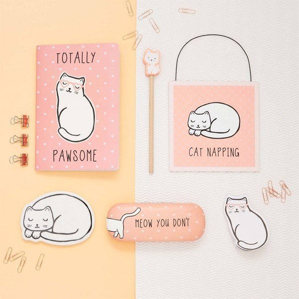 Lepiace poznámkové bločky Sass & Belle Cutie Cat, 50 strán-image-1