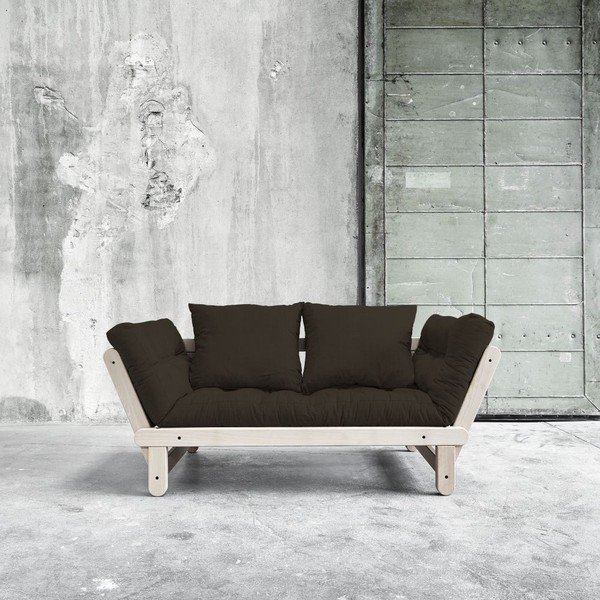Rozkladacia pohovka Beat Beech/Choco Brown-image-2