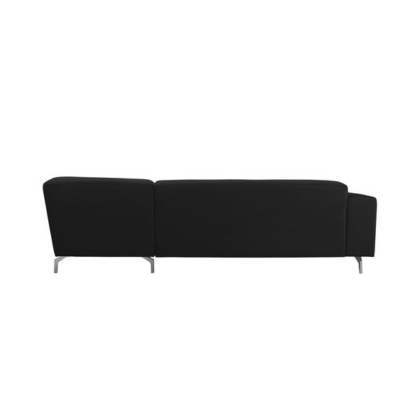 Čierna rohová pohovka Windsor & Co Sofas Orion, ľavý roh-image-3