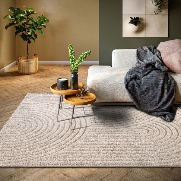 Béžový koberec 120x170 cm Panglao New York Taupe – Elle Decoration-image-1