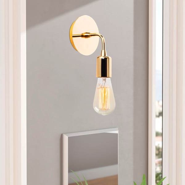 Nástenné svietidlo v zlatej farbe Harput – Opviq lights-image-1