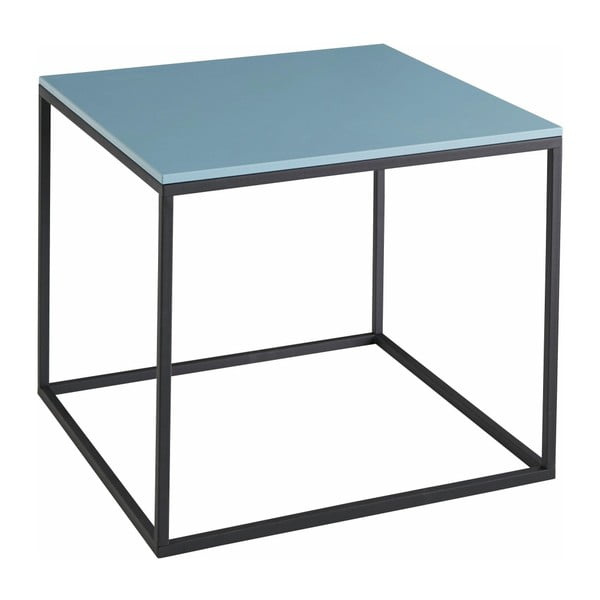 Konferenčný stolík s modrou doskou Støraa Castana, šírka 50 cm