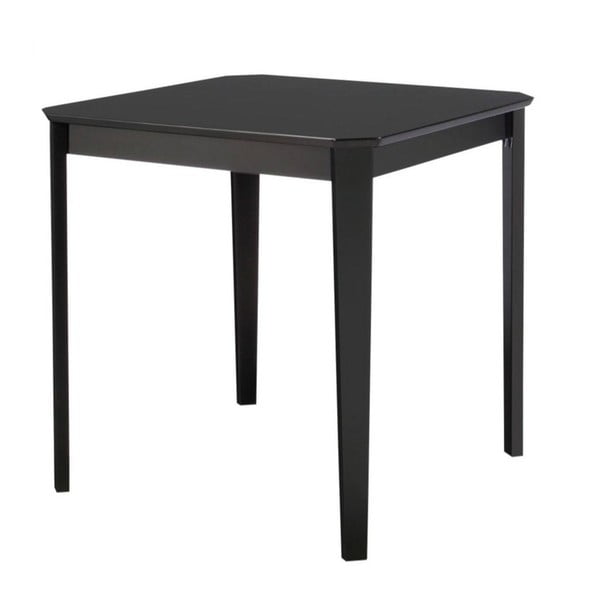 Čierny jedálenský stôl Støraa Trento, 76 × 75 cm