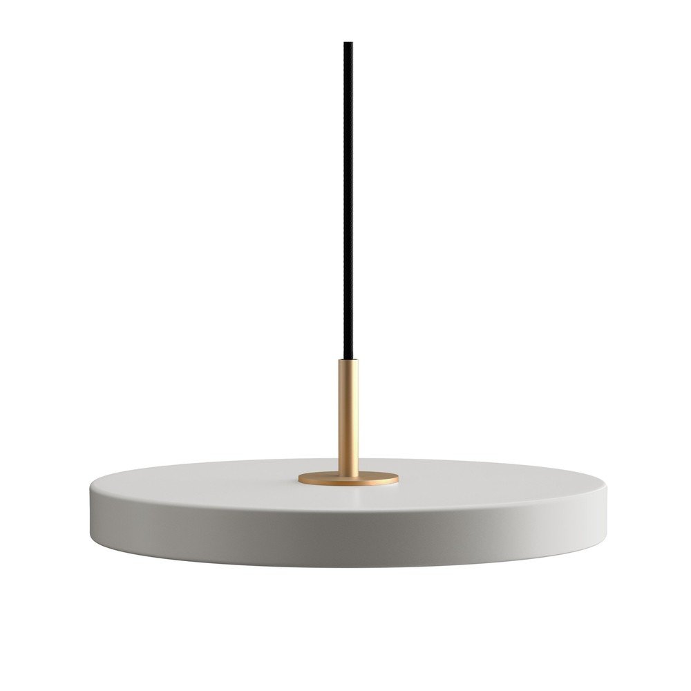 E-shop Svetlosivé LED závesné svietidlo s kovovým tienidlom ø 31 cm Asteria Mini – UMAGE
