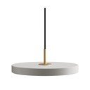 Svetlosivé LED závesné svietidlo s kovovým tienidlom ø 31 cm Asteria Mini – UMAGE