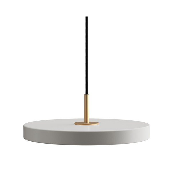 Svetlosivé LED závesné svietidlo s kovovým tienidlom ø 31 cm Asteria Mini – UMAGE