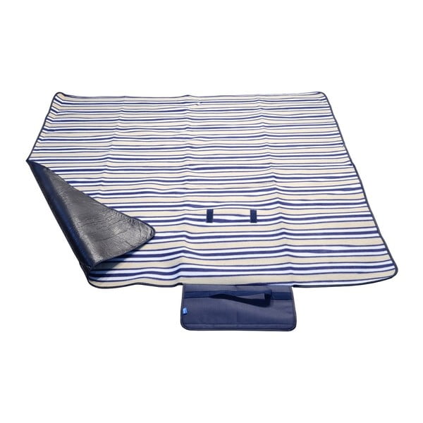 Modrá pikniková deka Cattara Fleece, 150 × 135 cm