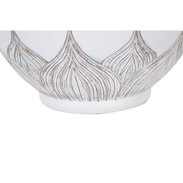 Stolová lampa s textilným tienidlom v bielo-zlatej farbe (výška 59 cm) Atene – Mauro Ferretti-image-3