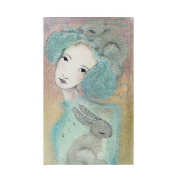 Autorský plagát od Lény Brauner Králiky, 60x90 cm