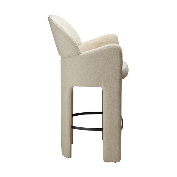 Béžová barová stolička (výška sedadla 68,5 cm) Aole – DAN-FORM Denmark-image-3