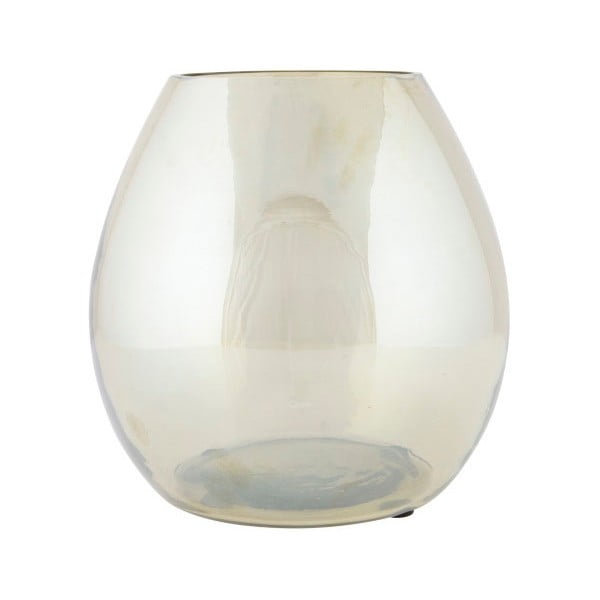 Sklenená váza vo svetlozelenej farbe De Eekhoorn Simple, Ø 20 cm