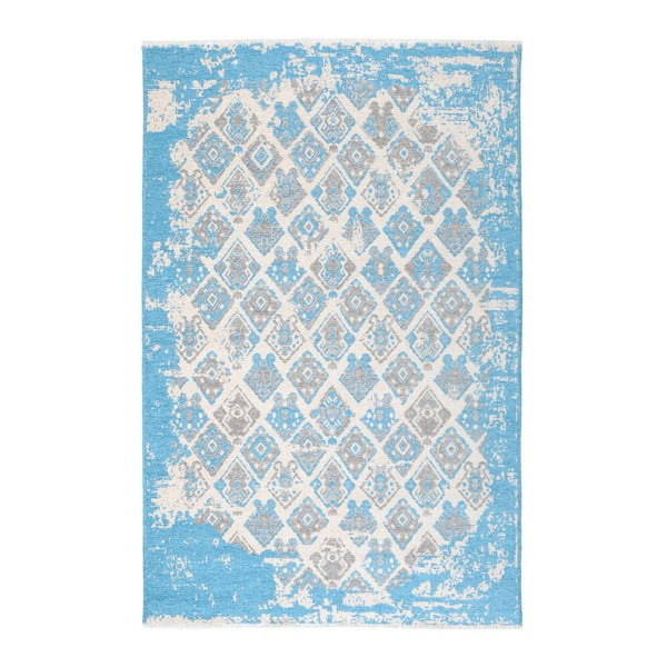 Obojstranný modro-sivý koberec Vitaus Nunna, 125 x 180 cm
