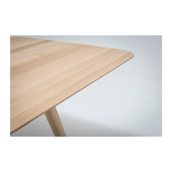Jedálenský stôl z masívneho dubového dreva Gazzda Stafa, 220 × 90 cm-image-3