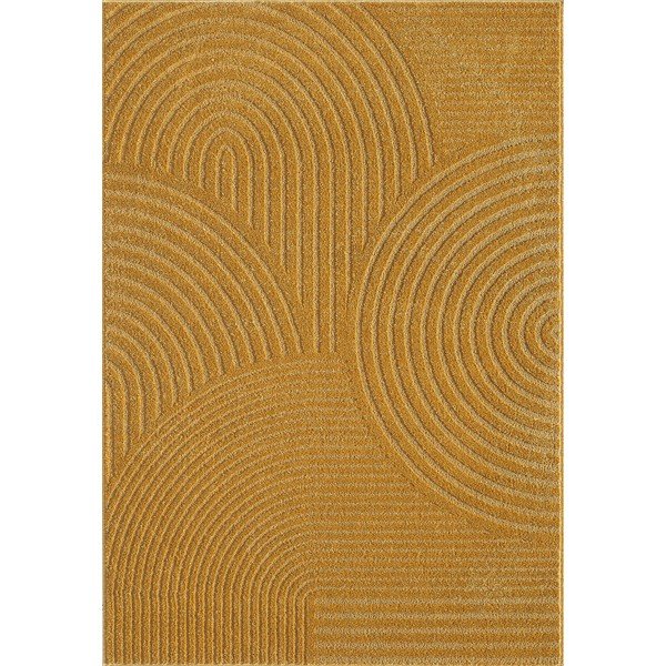 Okrovožltý koberec 200x290 cm Whirl – ESTE