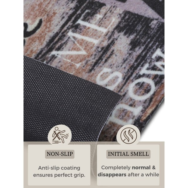 Hnedý koberec behúň 50x150 cm Enjoy Coffee Break – Hanse Home-image-4