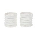 Porcelánové svietniky v súprave 2 ks Ribbon – Mette Ditmer Denmark