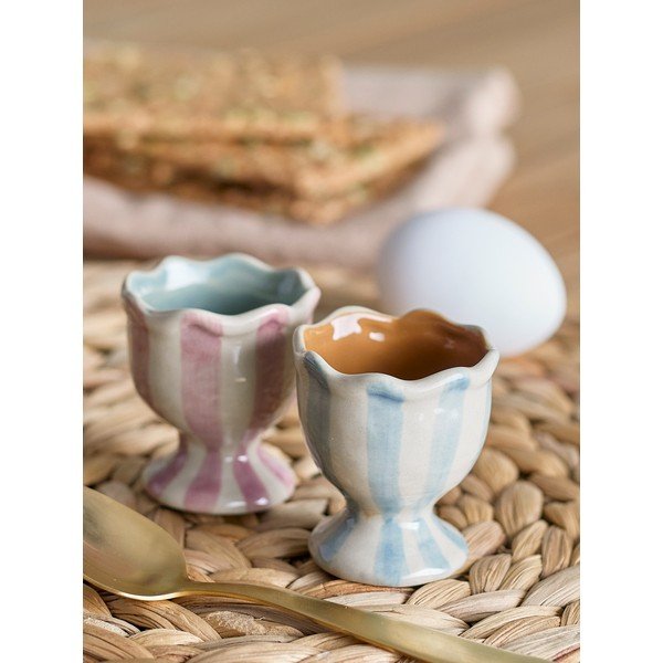 Kameninové stojančeky na vajíčka v súprave 2 ks Willa – Bloomingville-image-1