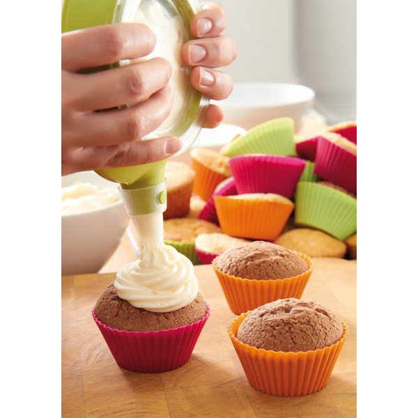 Silikónové formy na muffiny v súprave 12 ks ø 7 cm – Lékué-image-2
