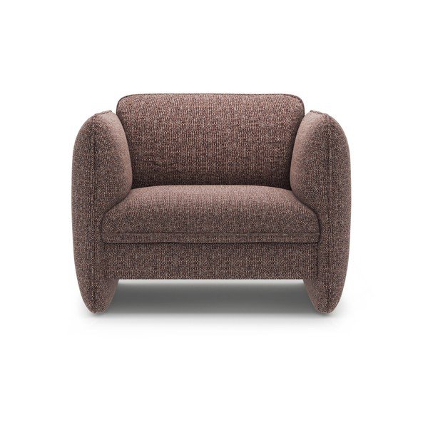 Hnedé ženilkové kreslo Georgia – Micadoni -image-2