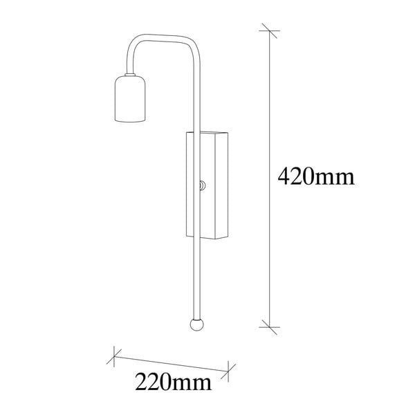 Nástenné svietidlo v zlatej farbe Pahoma – Opviq lights-image-2