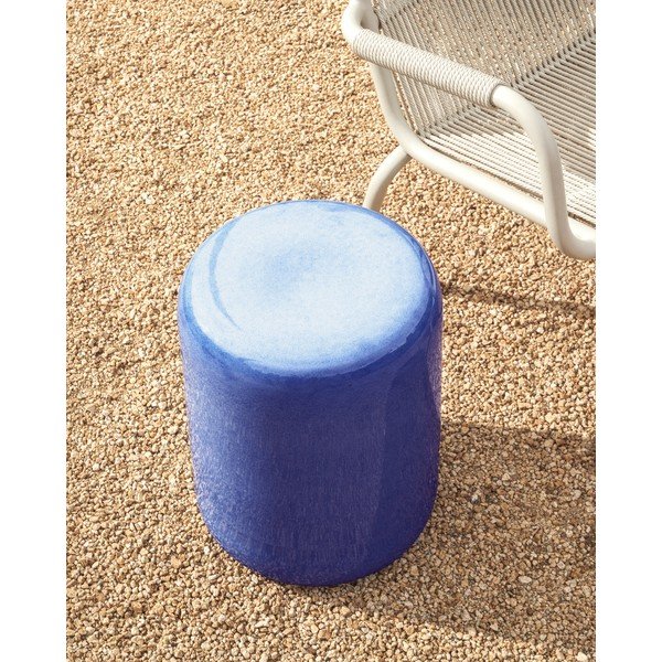 Keramický okrúhly záhradný stolík ø 35 cm Mesquida – Kave Home-image-1