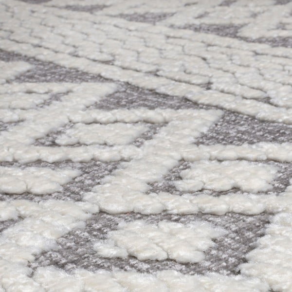Sivý prateľný koberec 218x160 cm Jhansi - Flair Rugs-image-4