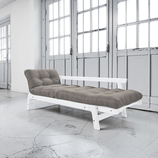 Rozkladacia pohovka Karup Step White/Granite Grey-image-2