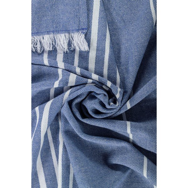 Modrá bavlnená deka 150x200 cm Solene – Tiseco Home Studio-image-1