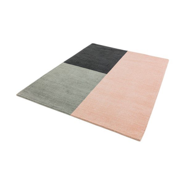 Ružovo-sivý koberec Asiatic Carpets Blox, 200 x 300 cm-image-2